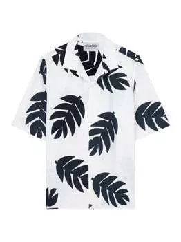 Повседневная рубашка с коротким рукавом Studio Seidensticker, белый