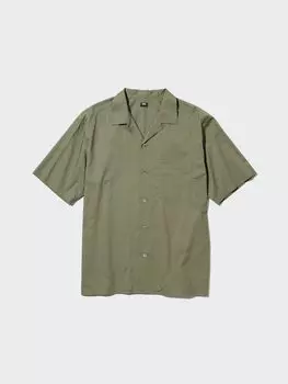 Повседневная рубашка с короткими рукавами Uniqlo, цвет 56