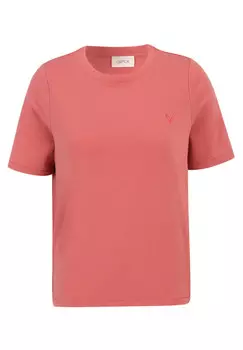 Повседневная рубашка с круглым вырезом Cartoon, коричневый