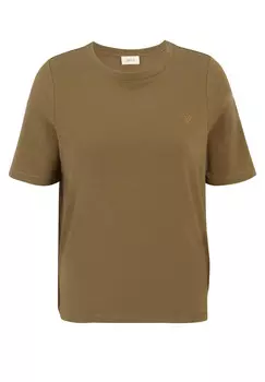 Повседневная рубашка с круглым вырезом Cartoon, зеленый