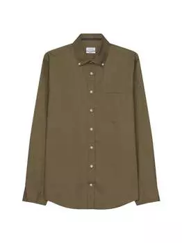 Повседневная рубашка с обычным длинным рукавом Seidensticker, зеленый