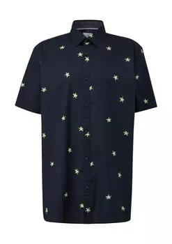 Повседневная рубашка s.Oliver Regular fit Button Up Shirt, морской синий