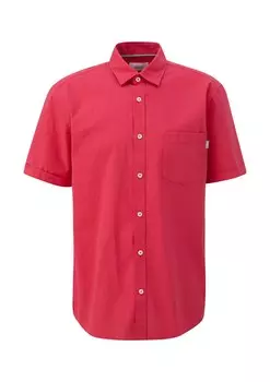 Повседневная рубашка s.Oliver Regular fit Button Up Shirt, цвет grenadine