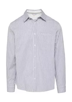 Повседневная рубашка s.Oliver Regular fit Button Up Shirt, цвет mottled white