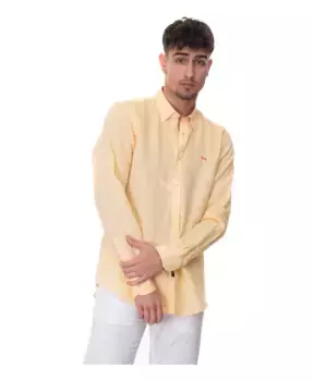 Повседневная рубашка с планкой на пуговицах Harmont & Blaine, желтый
