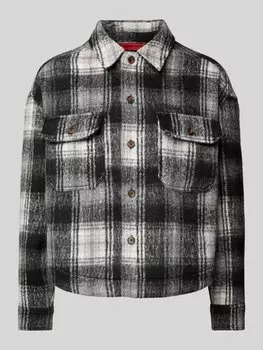 Повседневная рубашка с планкой на пуговицах, модель «Челси» PROHIBITED, черный