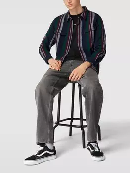 Повседневная рубашка с полосатым узором Levi's, темно-зеленый