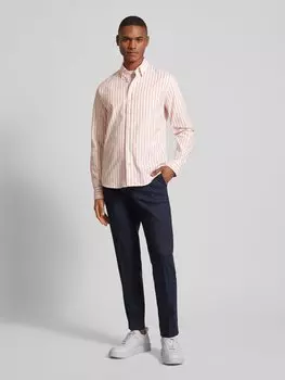 Повседневная рубашка с полосатым узором Matinique, светло-оранжевый