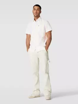 Повседневная рубашка с полосатым узором Tommy Jeans, светло-желтый