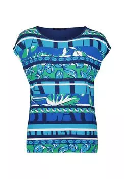 Повседневная рубашка с принтом BETTY BARCLAY, цвет Dunkelblau Blau