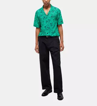 Повседневная рубашка с принтом THE KOOPLES, зеленый