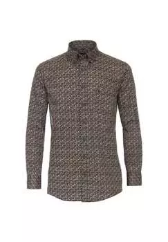 Повседневная рубашка с принтом удобная посадка Casamoda, зеленый