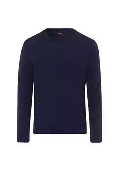 Повседневная рубашка с V-образным вырезом Hanro, синий