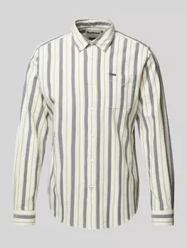 Повседневная рубашка с застежкой на пуговицы Barbour, кремовый