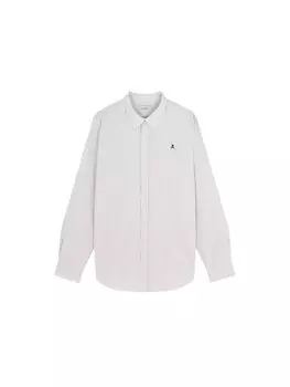 Повседневная рубашка Scalpers Regular fit Button Up Shirt New Oxford, светло-синий