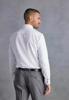 Повседневная рубашка Signature Trimmed Single Cuff Next, белый