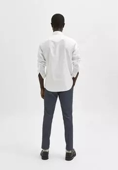 Повседневная рубашка Slhslimethan Cut Away Selected, ярко-белая