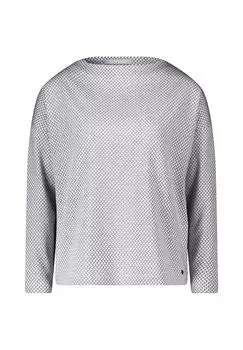 Повседневная рубашка со структурой BETTY & CO, черный