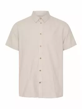 Повседневная рубашка !Solid Regular fit Button Up Shirt PETE, бежевый