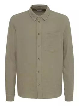 Повседневная рубашка !Solid Regular fit Button Up Shirt DIain, цвет khaki/dark green