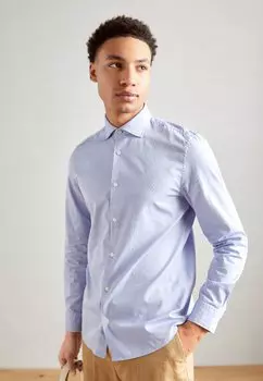 Повседневная рубашка Spread Collar Long Sleeve Round Hem Marc O'Polo, мульти/голубой