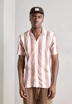 Повседневная рубашка STRIPED SHIRT Lindbergh, коричневый