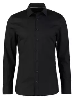 Повседневная рубашка Super Slim Fit OLYMP, черная
