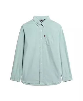 Повседневная рубашка Superdry Regular fit Button Up Shirt, светло-зеленый