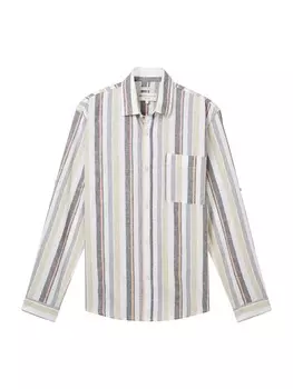 Повседневная рубашка TOM TAILOR DENIM Comfort fit Button Up Shirt, разноцветный