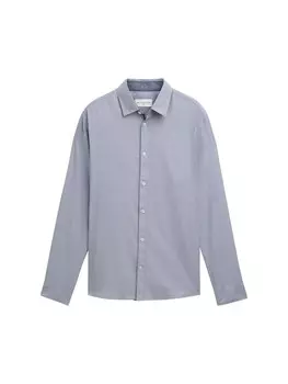 Повседневная рубашка TOM TAILOR Regular fit Button Up Shirt, серый