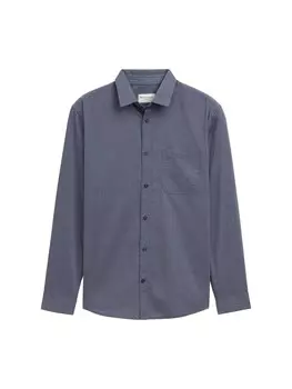 Повседневная рубашка TOM TAILOR Regular fit Button Up Shirt, темно-серый