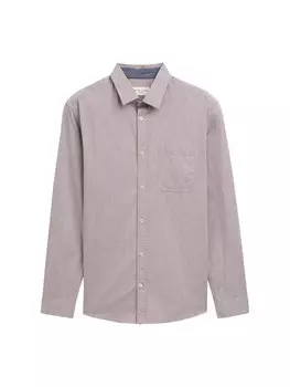 Повседневная рубашка TOM TAILOR Regular fit Button Up Shirt, фиолетовый