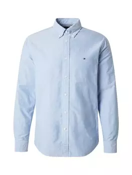 Повседневная рубашка TOMMY HILFIGER Regular fit Button Up Shirt HERITAGE, пастельный синий