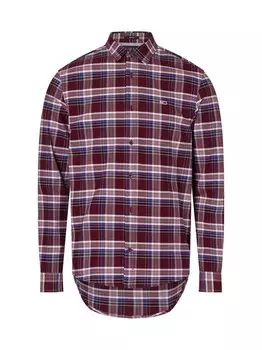 Повседневная рубашка Tommy Jeans, бордовый