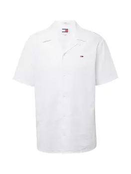 Повседневная рубашка Tommy Jeans Regular fit Button Up Shirt, белый