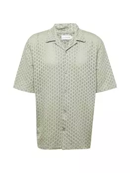 Повседневная рубашка TOPMAN Comfort fit Button Up Shirt, пастельный зеленый