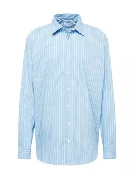Повседневная рубашка TOPMAN Comfort fit Button Up Shirt, светло-синий