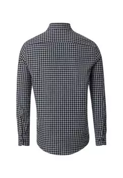 Повседневная рубашка, удобная посадка, воротник на пуговицах, мужская CASAMODA, цвет 103 Blau