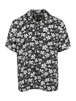 Повседневная рубашка Urban Classics Regular fit Button Up Shirt, черный