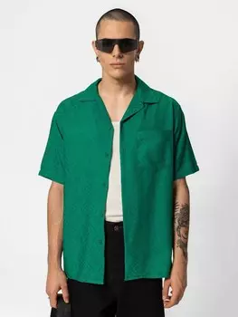 Повседневная рубашка VAMOS CLO Comfort fit Button Up Shirt, зеленый