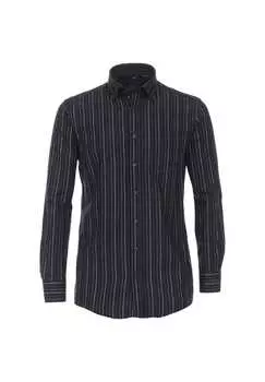 Повседневная рубашка в полоску комфортный крой Casamoda, синий