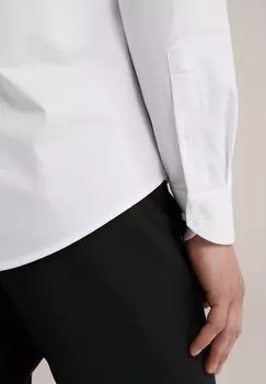 Повседневная рубашка WE Fashion, белая
