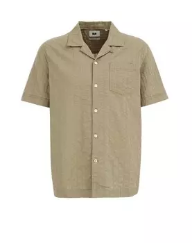 Повседневная рубашка WE Fashion Comfort fit Button Up Shirt, хаки
