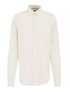 Повседневная рубашка WE Fashion Regular fit Button Up Shirt, белый