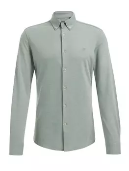Повседневная рубашка WE Fashion Slim fit Button Up Shirt, пастельный зеленый