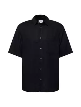 Повседневная рубашка WEEKDAY Comfort fit Button Up Shirt, черный