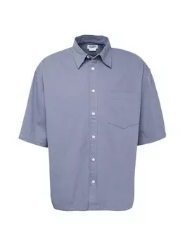 Повседневная рубашка WEEKDAY Comfort fit Button Up Shirt Heino, дымно-синий
