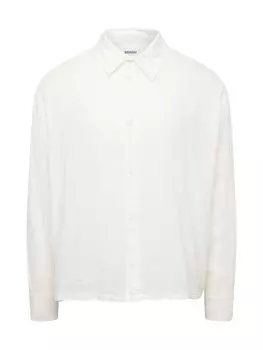 Повседневная рубашка WEEKDAY Regular fit Button Up Shirt, белый