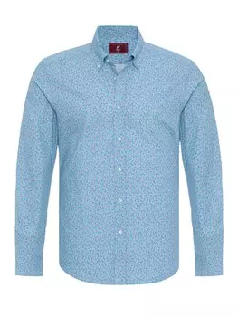 Повседневная рубашка Williot Regular fit Button Up Shirt, светло-синий