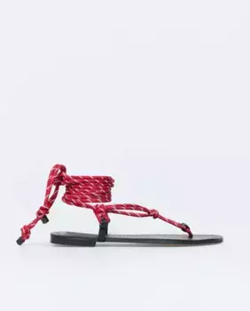 Повседневная сандалии на веревке Sfera, красный